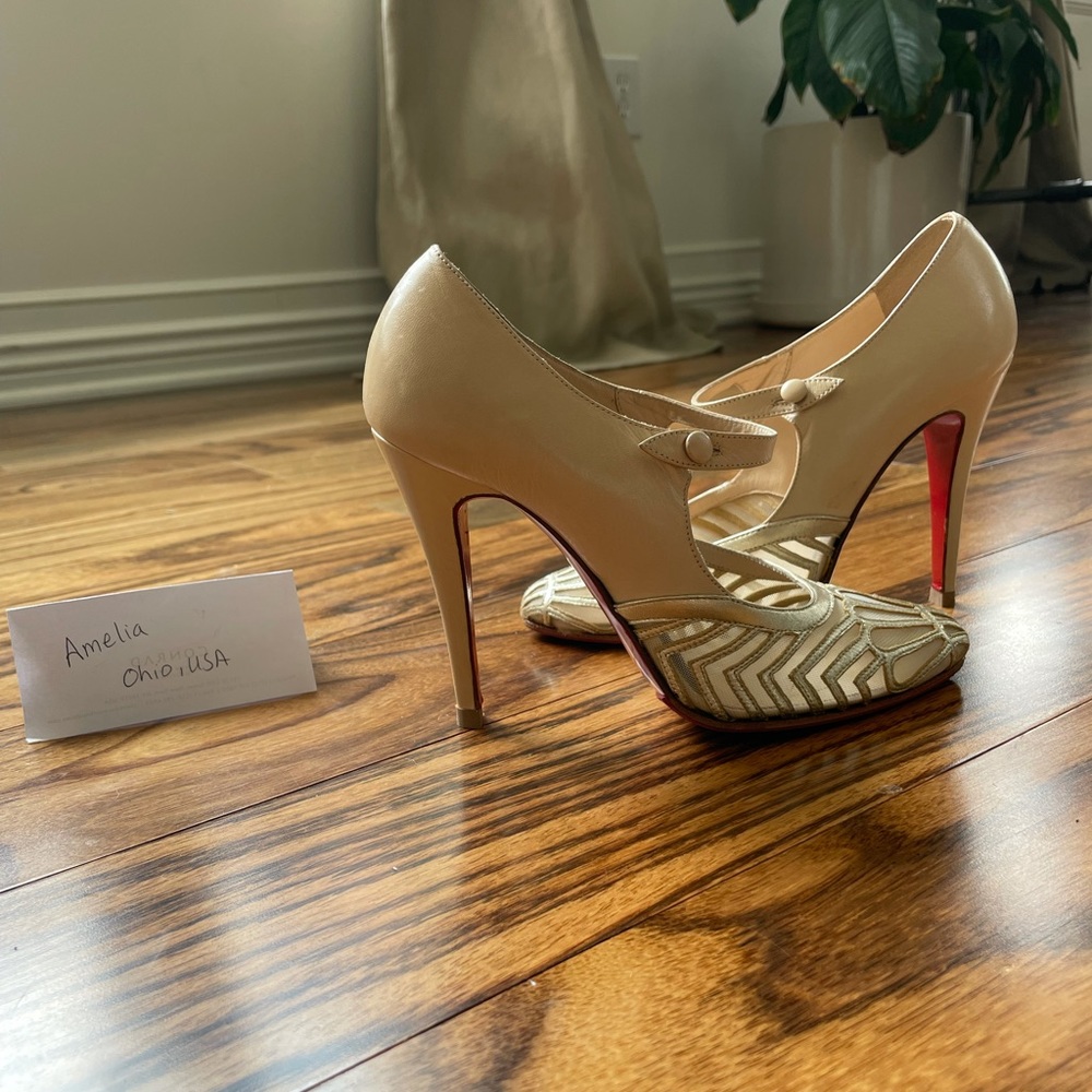 Christian Louboutin Cathedral Mary Janes - 36